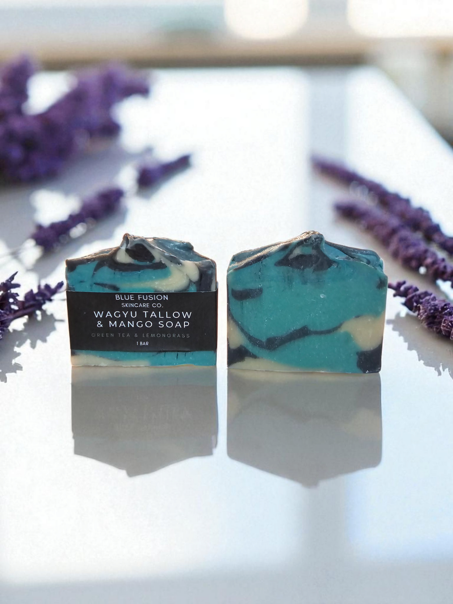 Wagyu & Mango camo soap