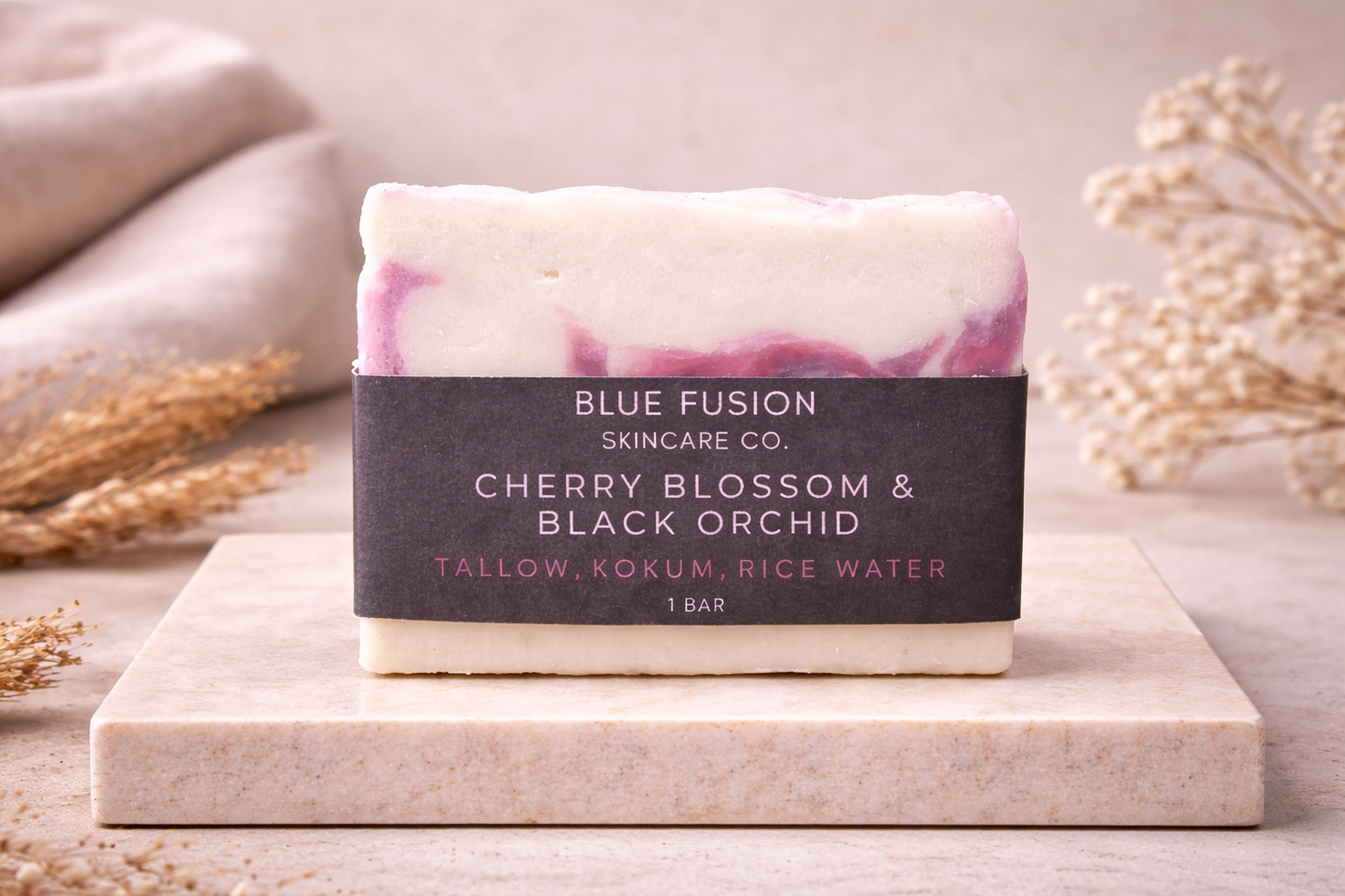 Cherry Blossom & Black orchid soap