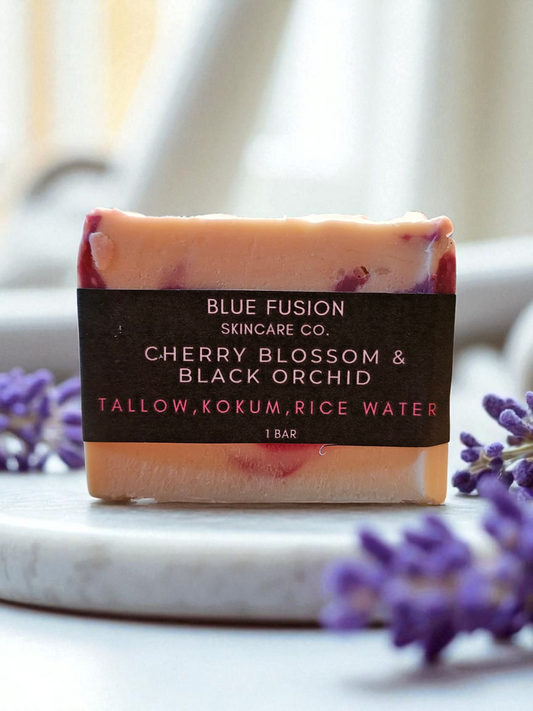Cherry Blossom & Black orchid soap